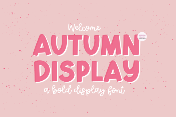 Autumn Display: A Bold Retro Font for Creative Projects