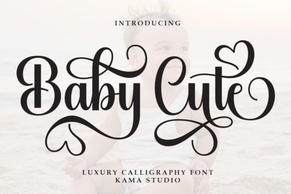 Baby Cute: A Script Font for Elegant and Charming Designs