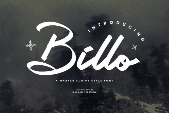 Billo: The Marker Script Font with Casual Charm