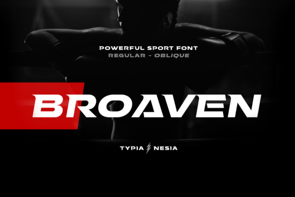 Broaven: A Slab Serif Built for Speed and Impact