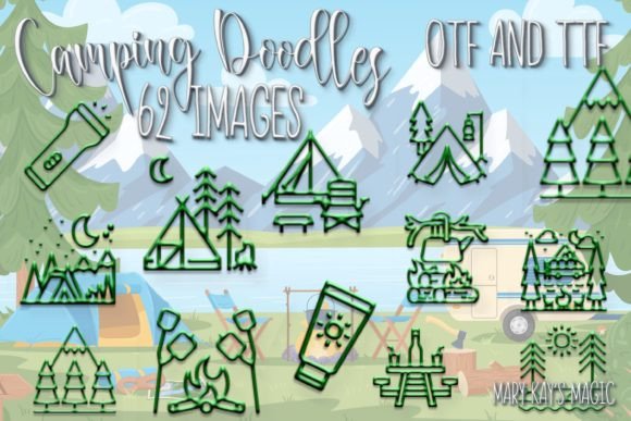 Camping Doodles: Capture the Spirit of the Outdoors