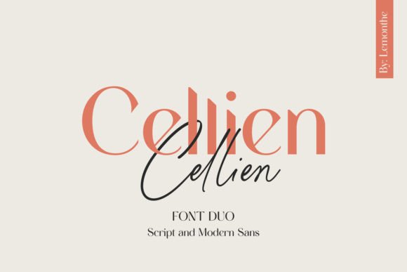 Cellien Font Duo: The Elegant Pair for Modern Branding
