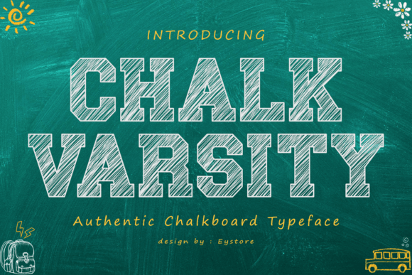 Chalk Varsity: A Typeface with Vintage Charm and Creative Versatility