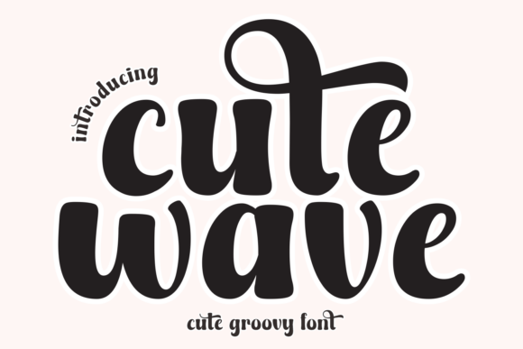 Cute Wave: The Groovy Serif Font for Playful Branding