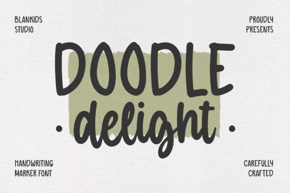 Doodle Delight: The Rounded Marker Script That Brings Warmth to Your Work