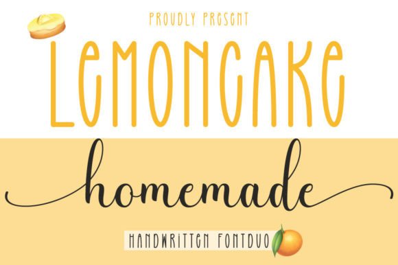 Lemoncake Homemade Duo: A Font Pairing That Feels Like a Warm Hug