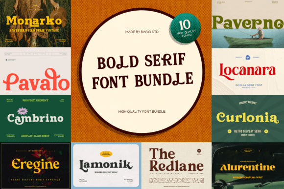 Make Your Message Unforgettable with Bold Serif Fonts