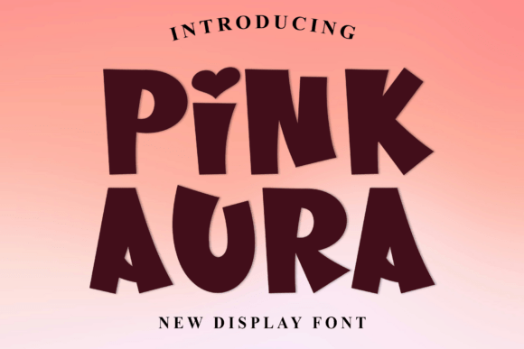 Pink Aura: A Friendly Font for Creative Projects