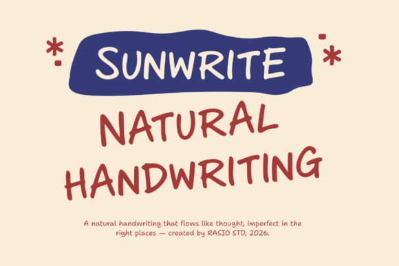Sunwrite: The Handwritten Font with a Warm, Breezy Soul