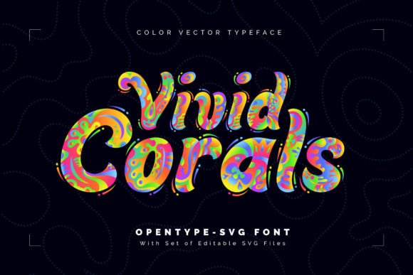 Vivid Corals: The Rainbow Typeface That Turns Heads